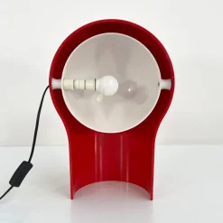 Online Pamono Red Telegono Table Lamp by Vico Magistretti for Artemide, 1960s