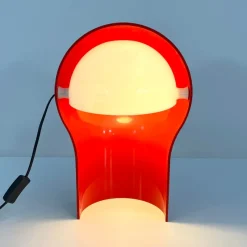 Online Pamono Red Telegono Table Lamp by Vico Magistretti for Artemide, 1960s