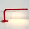 Pamono Red Tube Table Lamp by Anders Pehrson for Ateljé Lyktan, 1970s> Table Lamps