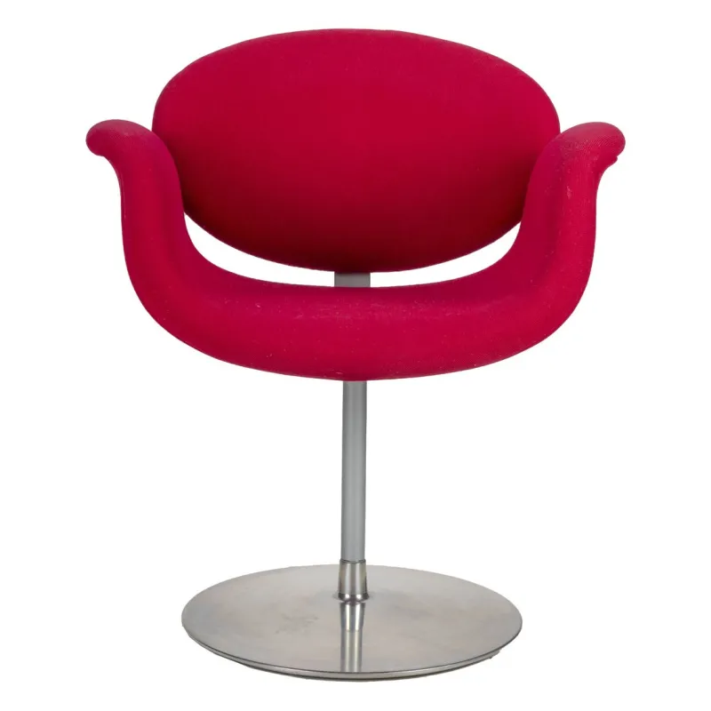 New Pamono Red Tulip Chair by Pierre Paulin for Artifort