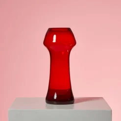 Pamono Red Vase by Zbigniew Horbowy, 1970s> Vases