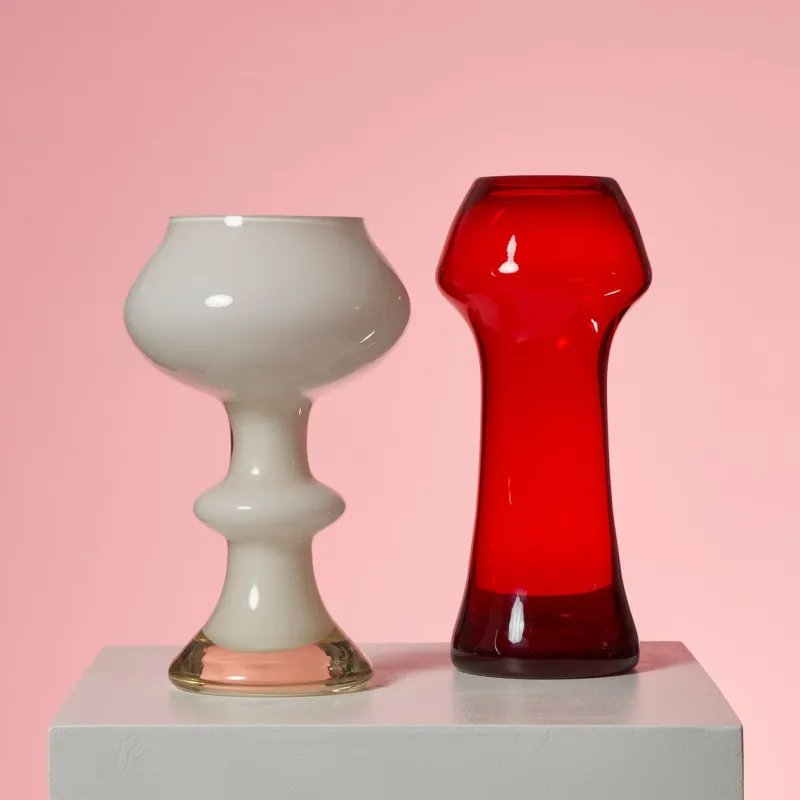 Pamono Red Vase by Zbigniew Horbowy, 1970s> Vases