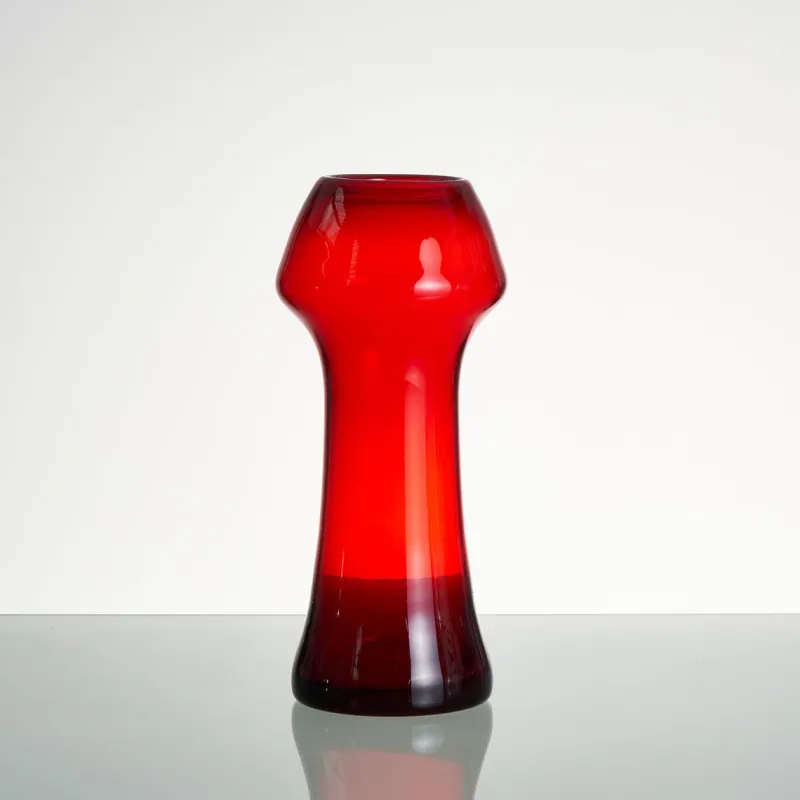 Pamono Red Vase by Zbigniew Horbowy, 1970s> Vases