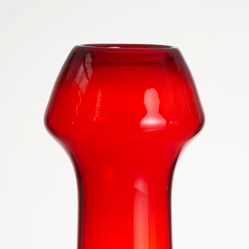Pamono Red Vase by Zbigniew Horbowy, 1970s> Vases