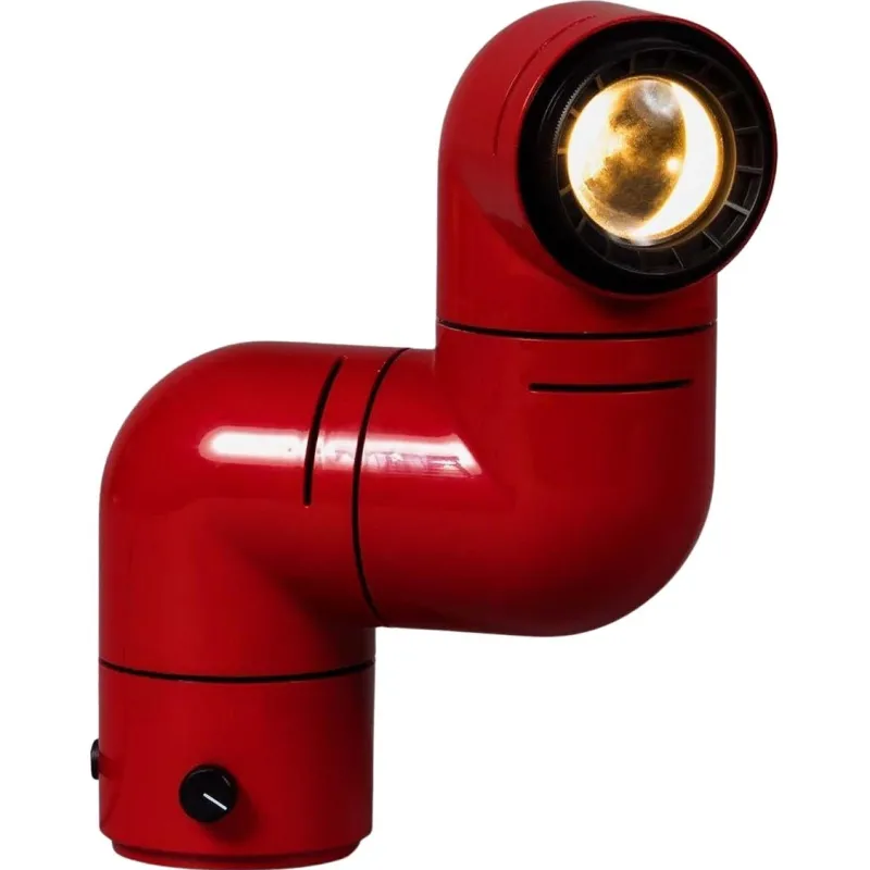 Online Pamono Red Wall Lamp by André Ricard