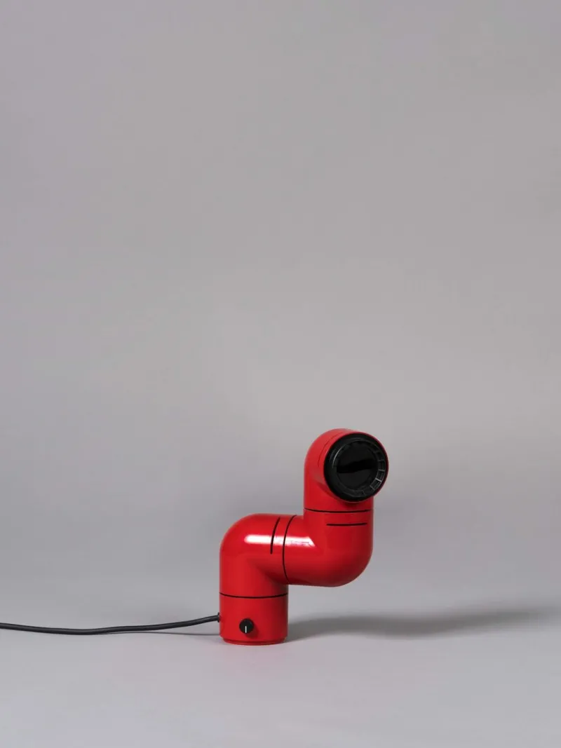 Online Pamono Red Wall Lamp by André Ricard