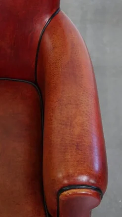 Online Pamono Reddish Brown Sheepskin Armchair