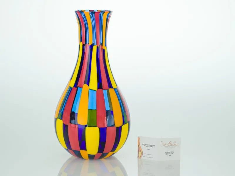 Pamono Redeemer Vase by Angelo Ballarin, Made in Murano> Tabletop