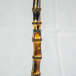 Discount Pamono Refilling Table Lamp in Steel and Bamboo by Isander Borges