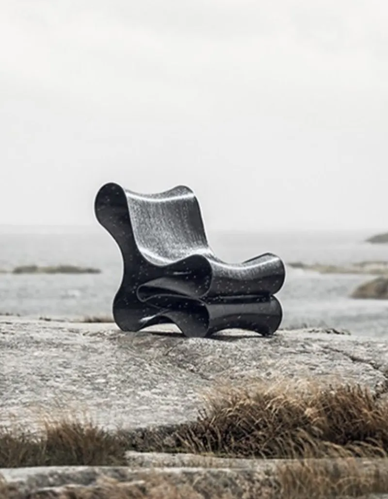 Outlet Pamono Reform Chair in Black by Jurij Rahimkulov