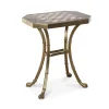 Pamono Regency Marble and Gilt Brass Chess Occasional Table, 1820s
