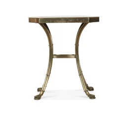 Pamono Regency Marble and Gilt Brass Chess Occasional Table, 1820s