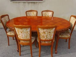Pamono Regency Oval Extendable Dining Table, 1980s><noscript><img width=