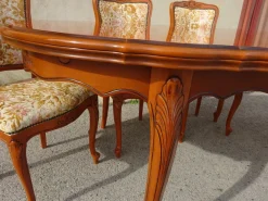 Pamono Regency Oval Extendable Dining Table, 1980s><noscript><img width=