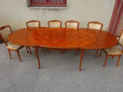 Pamono Regency Oval Extendable Dining Table, 1980s><noscript><img width=