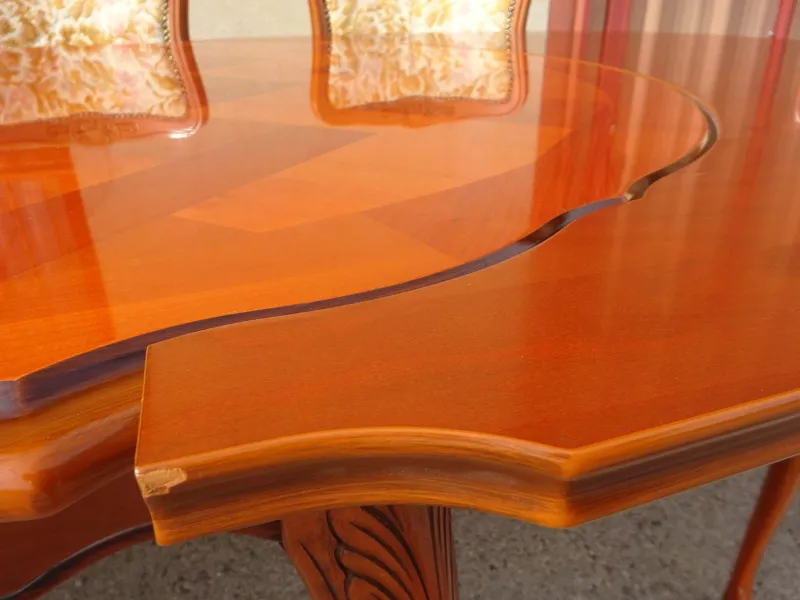 Pamono Regency Oval Extendable Dining Table, 1980s> Dining Tables & Sets