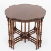 Hot Pamono Regency Revival Nesting Tables in Walnut, 1920s, Set of 5