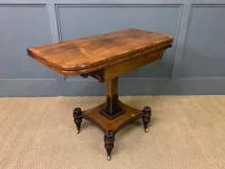 Pamono Regency Rosewood Card Table, 1815><noscript><img width=