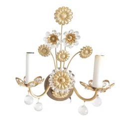 Pamono Regency Sconces by Ernst Palme for Palwa, 1950s, Set of 2> Wall Lights & Sconces