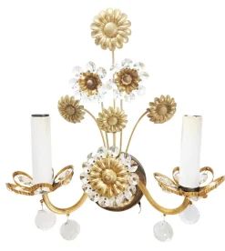 Pamono Regency Sconces by Ernst Palme for Palwa, 1950s, Set of 2><noscript><img width=