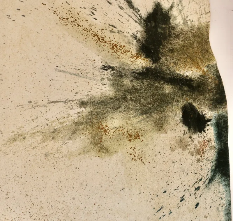Pamono René Allio, Composition, April-May 1961, Oil on Canvas> Minimalist