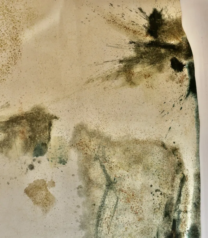 Pamono René Allio, Composition, April-May 1961, Oil on Canvas> Minimalist