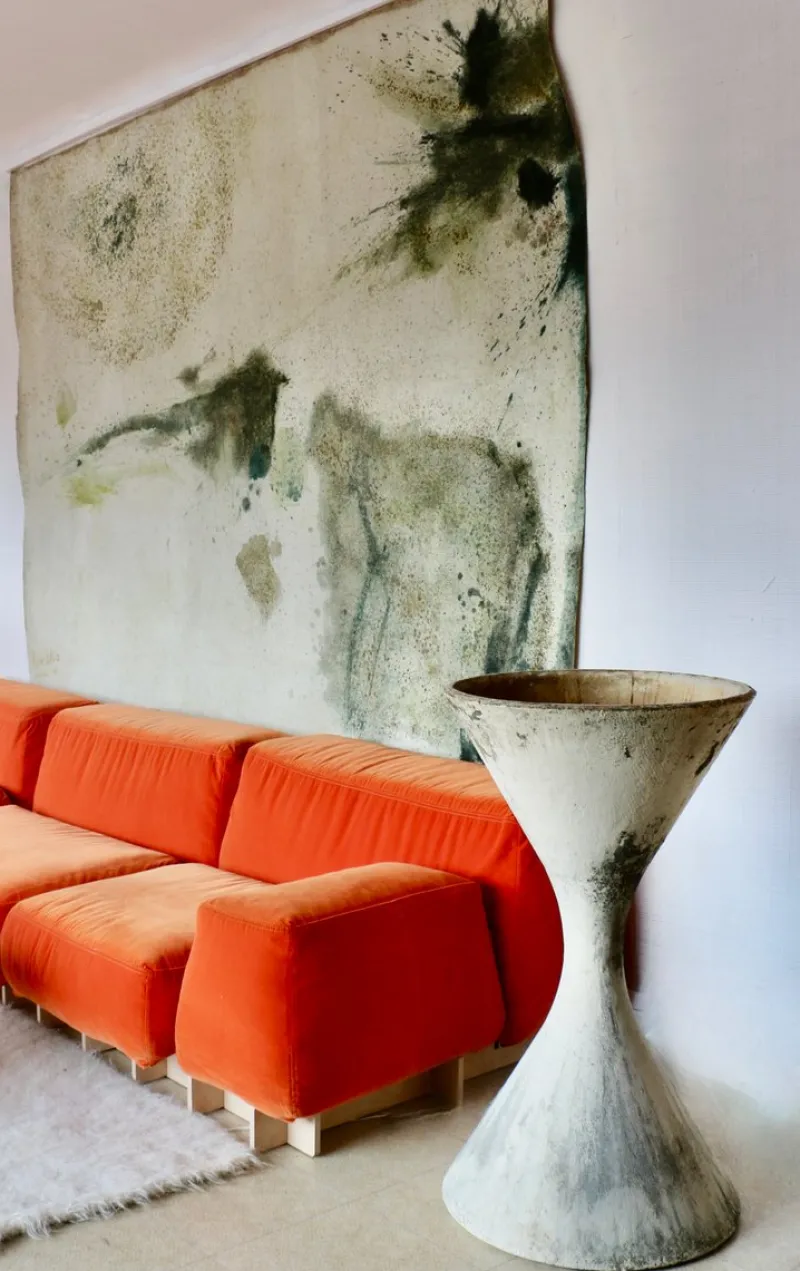 Pamono René Allio, Composition, April-May 1961, Oil on Canvas> Minimalist