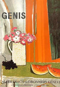 Pamono René Genis, Boilermakers Gallery Geneva, Original Lithographed Poster> Posters