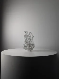 Pamono René Roubicek, Coral Sculpture, 1960s, Crystal