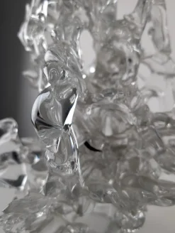 Pamono René Roubicek, Coral Sculpture, 1960s, Crystal