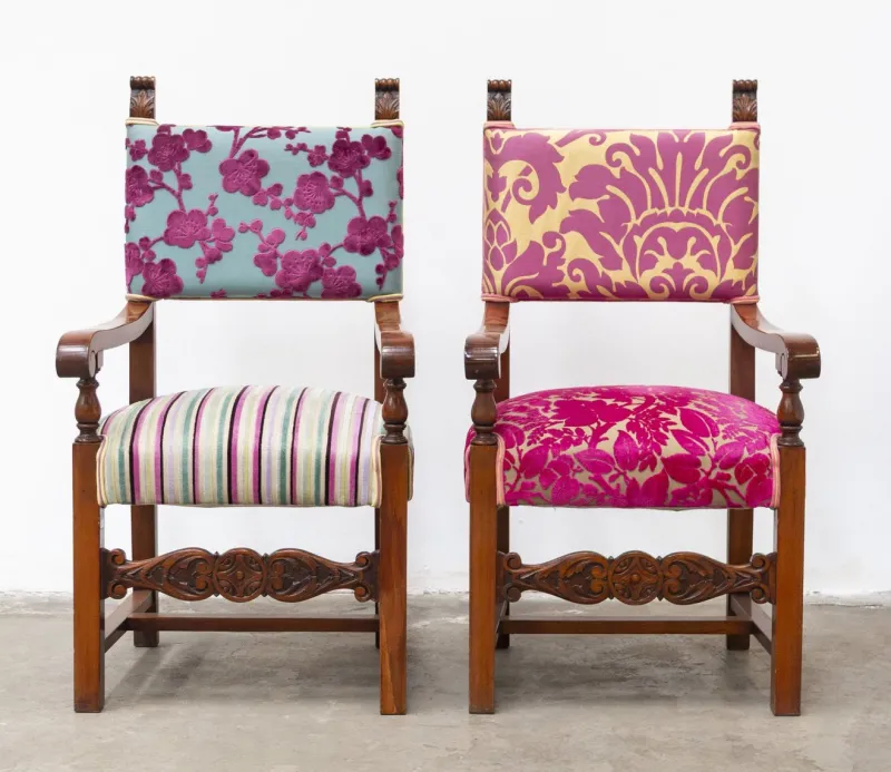 Hot Pamono Renaissance Style Chairs, 1950s, Set of 2