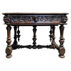 Pamono Renaissance Style Table in Walnut> Console Tables