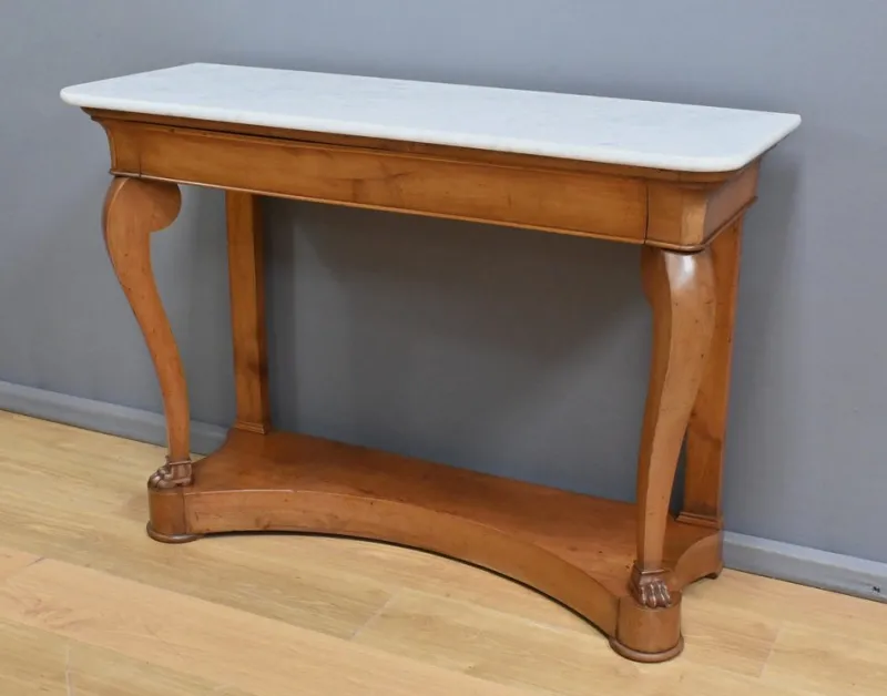 Clearance Pamono Restoration Cherrywood Console, Early 19th Century