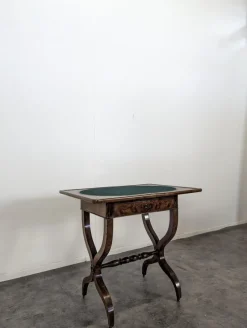 Clearance Pamono Restoration Game Table in Flamed Mahogany