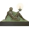 Online Pamono Reverie Sculpture Lamp in Art Deco Style by Raymonde Guerbe for Max Le Verrier