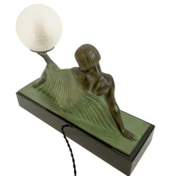 Online Pamono Reverie Sculpture Lamp in Art Deco Style by Raymonde Guerbe for Max Le Verrier
