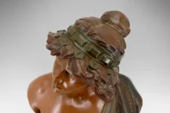 Pamono Ricardo Aurilli, Bust of Judith, 1900, Terracotta><noscript><img width=