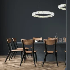 Discount Pamono Ring 100 Pendant Lamp by United Alabaster