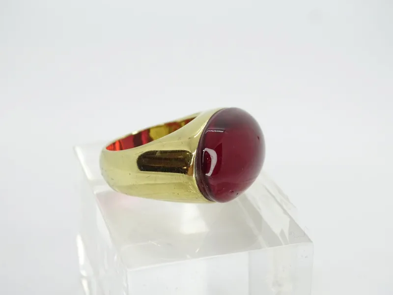 Pamono Ring in Plated Silver and Crystal from Daum, France, 1990s> Rings