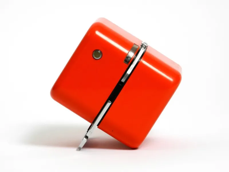 Sale Pamono Rk 501 Alpha 2 Legendary Orange Cube Radio by Dario & Mario Bellini for Siemens, Germany, 1968