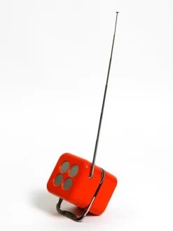 Sale Pamono Rk 501 Alpha 2 Legendary Orange Cube Radio by Dario & Mario Bellini for Siemens, Germany, 1968