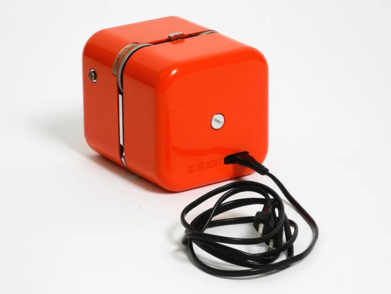 Sale Pamono Rk 501 Alpha 2 Legendary Orange Cube Radio by Dario & Mario Bellini for Siemens, Germany, 1968