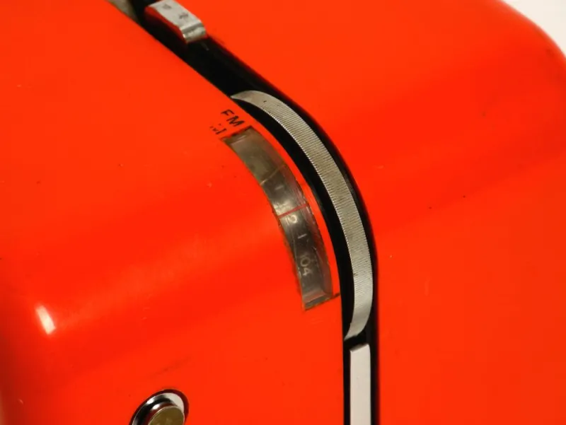 Sale Pamono Rk 501 Alpha 2 Legendary Orange Cube Radio by Dario & Mario Bellini for Siemens, Germany, 1968