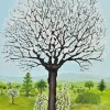 Outlet Pamono Roberto Caruso, The Tree, Oil Painting, 1990