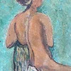 Outlet Pamono Roberto Gherardi, Nu de Dos, 1980s, Oil on Canvas