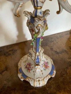 Discount Pamono Rocaille Porcelain Candelabra from KPM Berlin