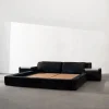 Pamono Roche Bobois Suede Bed Frame, 1970s> Daybeds & Chaises Lounges