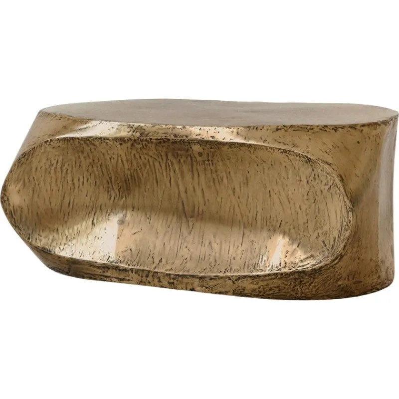 Sale Pamono Rocher Medium Decorative Table in Brass by Atelier Ellery