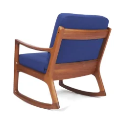 New Pamono Rocking Armchair by Ole Wanscher for Cado, Denmark, 1960s