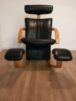 Discount Pamono Rocking Armchair from Stokke, Norway, 1980s